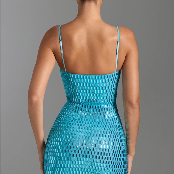 Oh Polly Blue Mini Dress - Picture 3 of 5